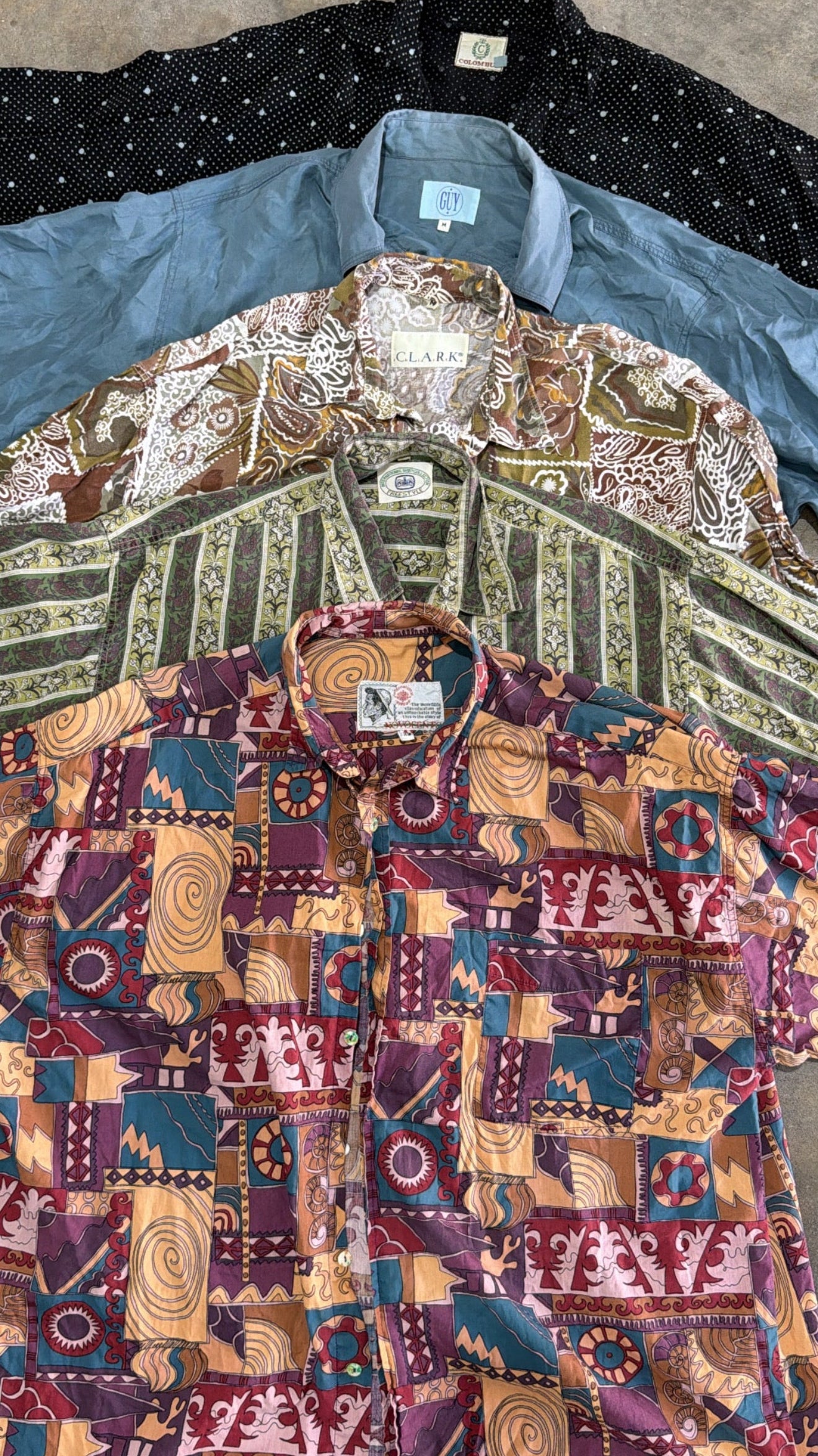 CAMICIE UOMO MANICHE LUNGHE VINTAGE
