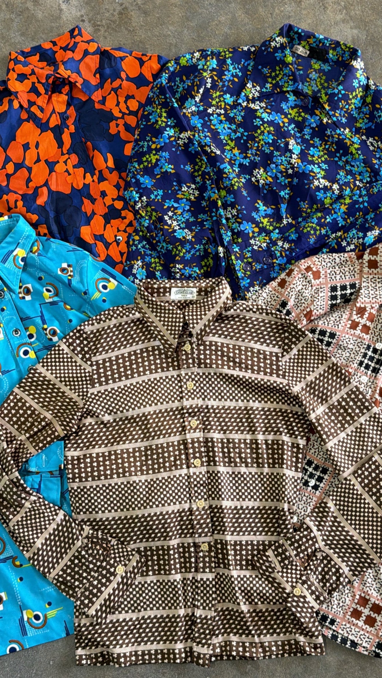 CAMICIE ANNI 70' MIX