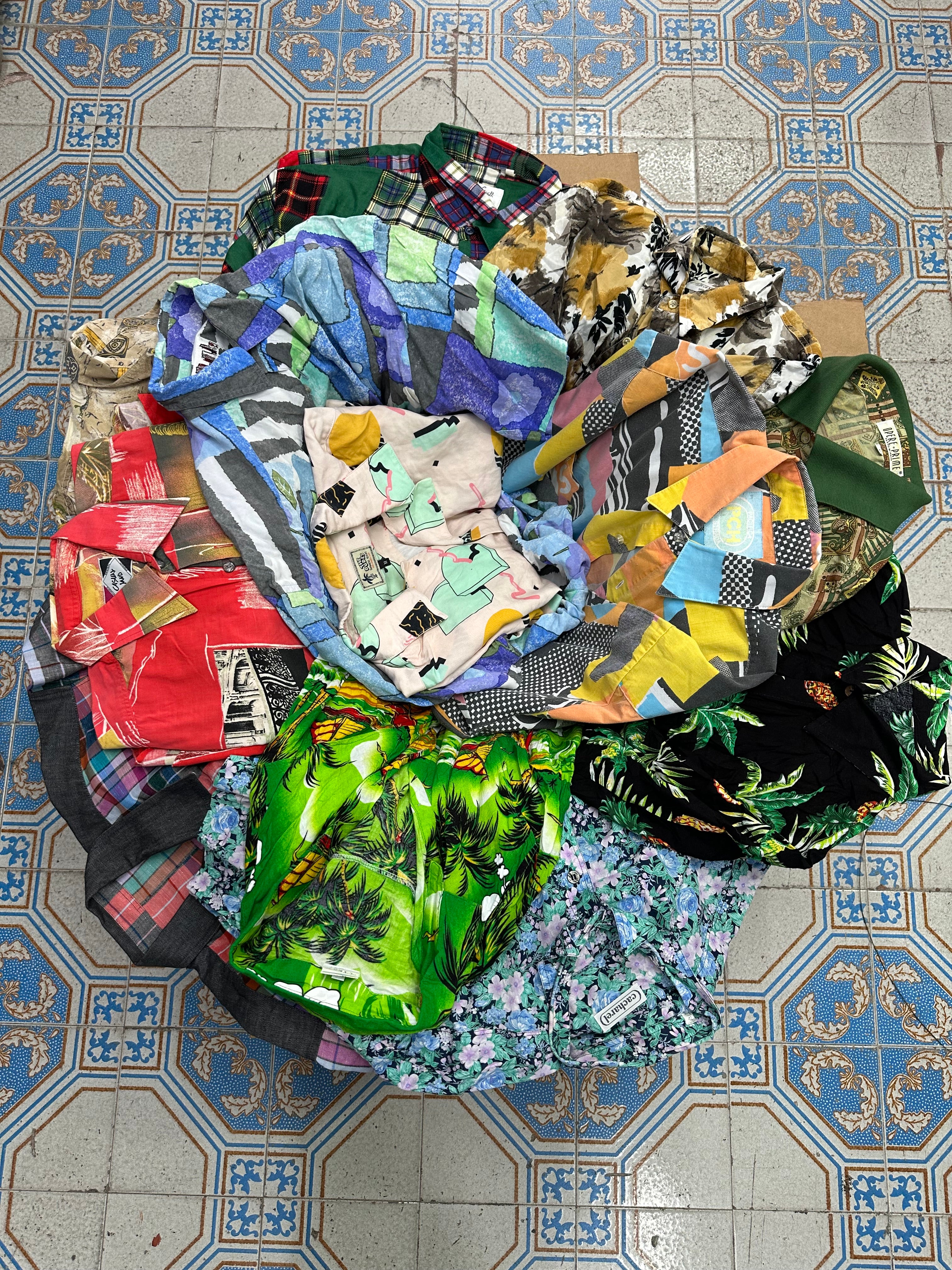 CAMICIE UOMO MEZZA MANICA VINTAGE