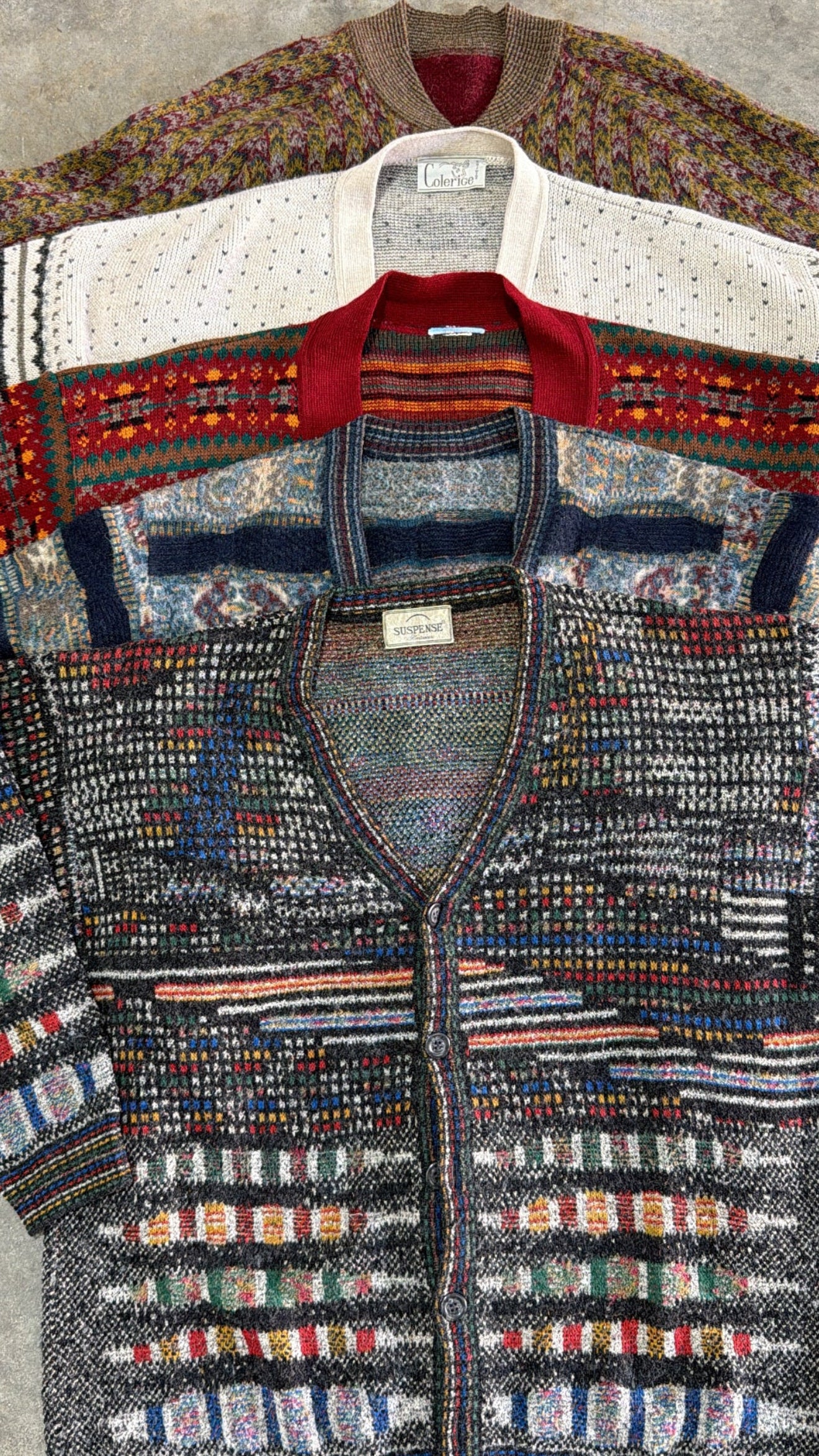 CARDIGAN UOMO VINTAGE INVERNALI