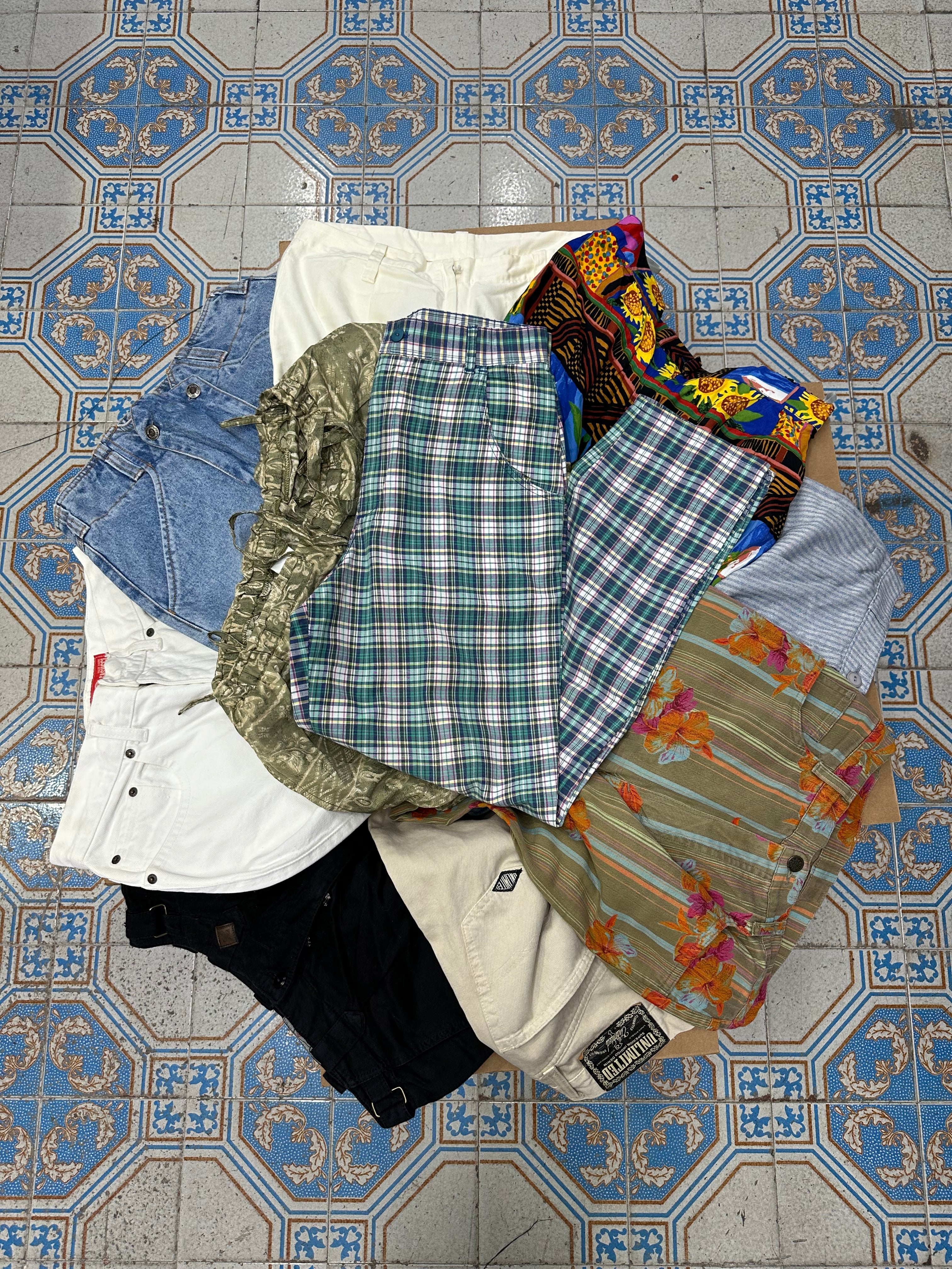 PANTALONI IN COTONE VINTAGE DONNA