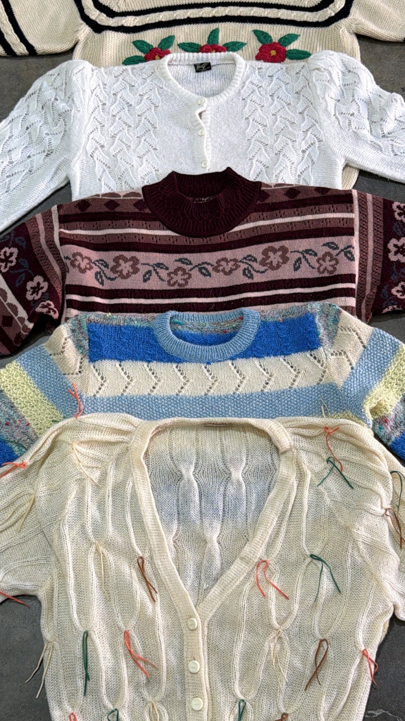 MAGLIONI E CARDIGAN VINTAGE DONNA